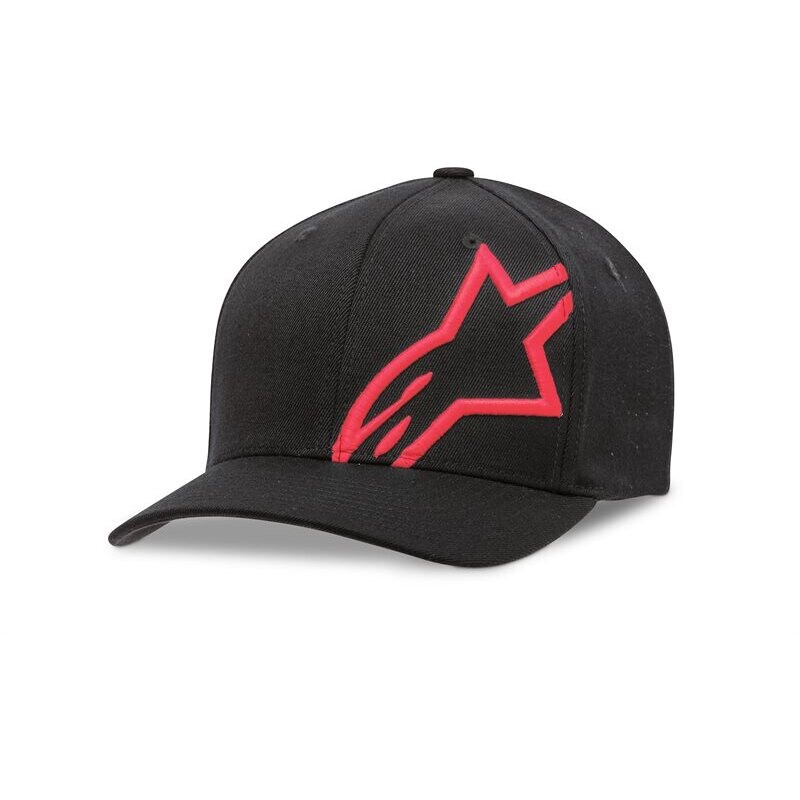 Cappellino Moto CORP SHIFT 2 FLEXFIT Nero Rosso taglia S/M