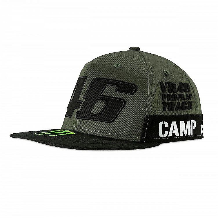 Cappellino Regolabile Vr46 Monster Collection Monster Camp Verde Militare  Vendita Online - Outletmoto.eu