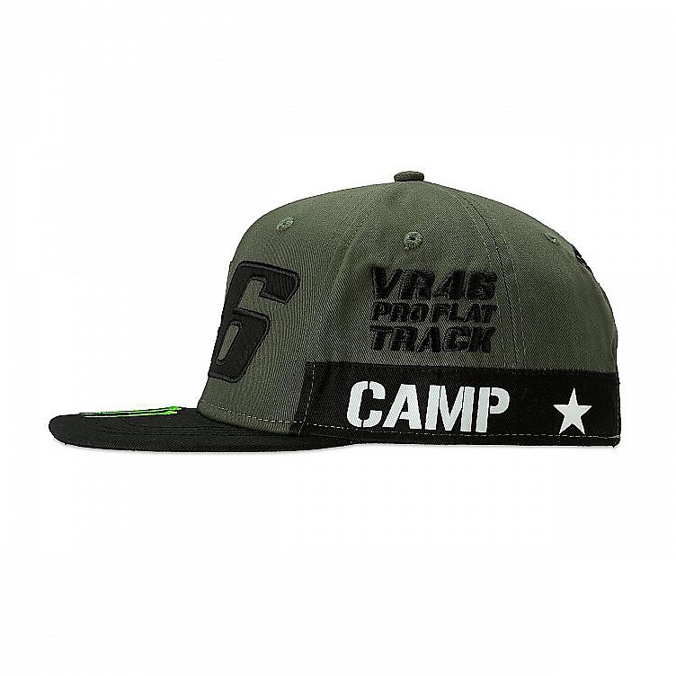 Cappellino Regolabile Vr46 Monster Collection Monster Camp Verde Militare  Vendita Online - Outletmoto.eu
