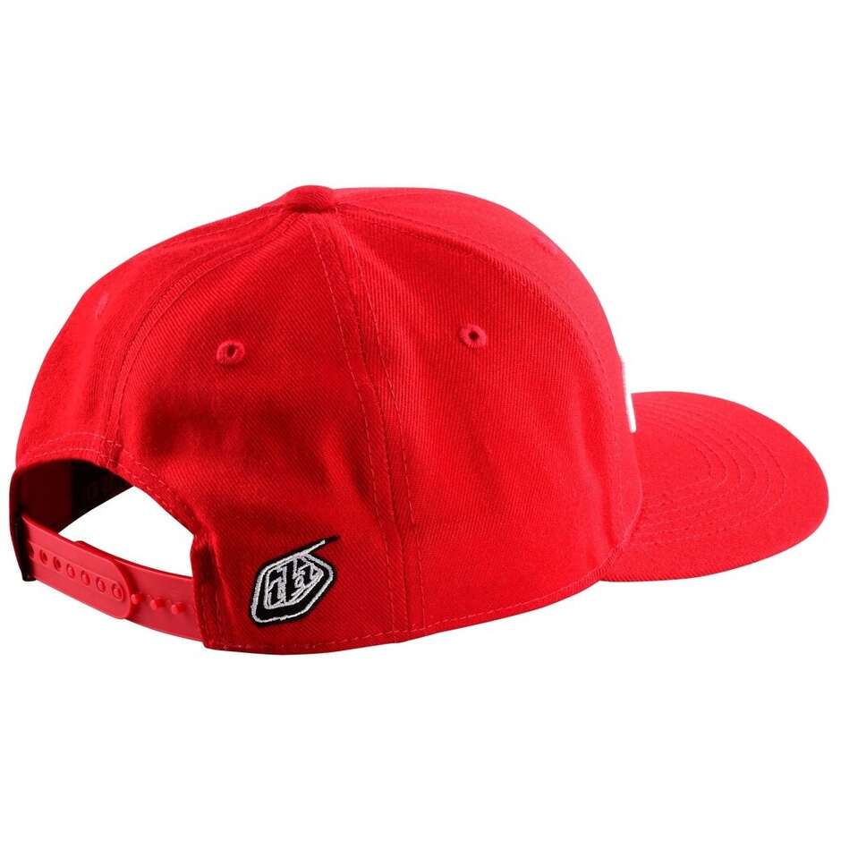 Cappellino Troy Lee Design 9FORTY SNAPBACK HAT SIGNATURE Rosso / Bianco
