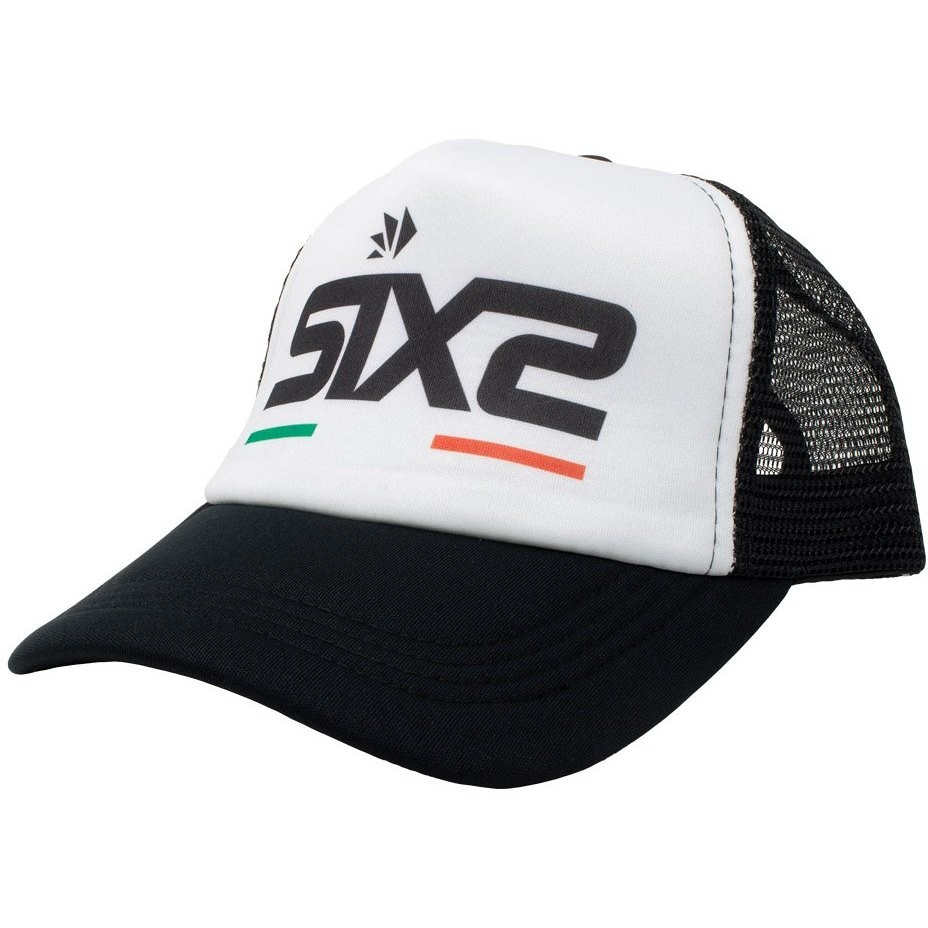 Cappellino Trucker logo SIXS Bianco