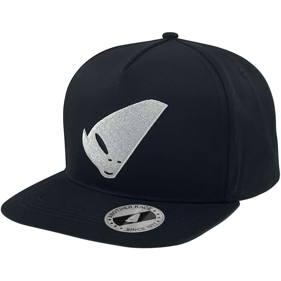 Cappellino Ufo Logo Alieno Bianco Nero 