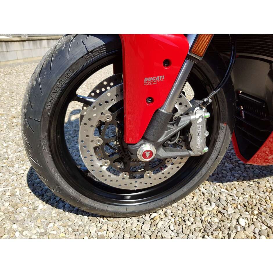 Capuchon de fourche avant Aprilia CNC Racing TT313 Rouge