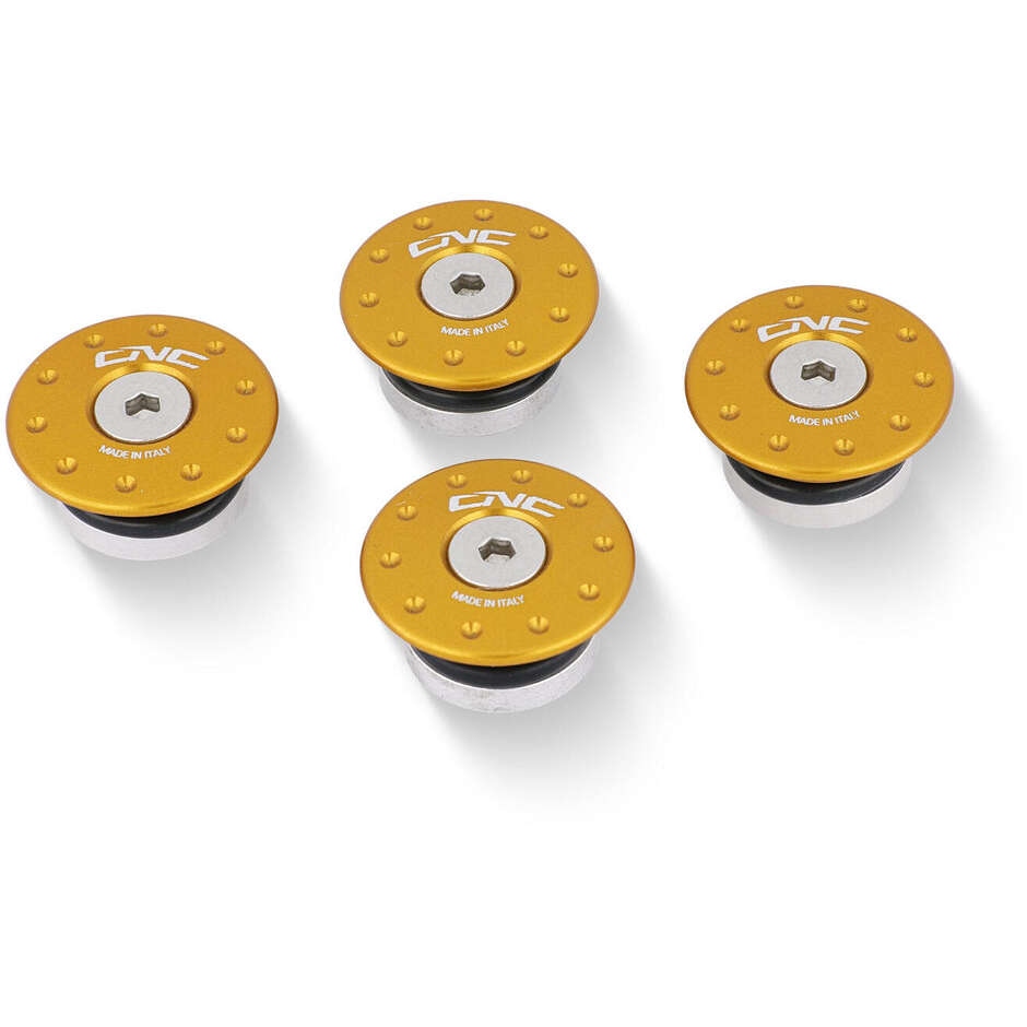 Capuchons de cadre dorés Ducati Monster CNC Racing TT300