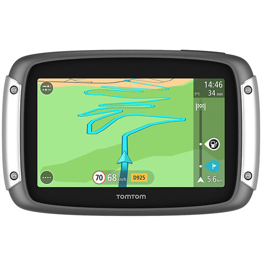 Car navigation system TomTom Rider 410 motorcycle world map