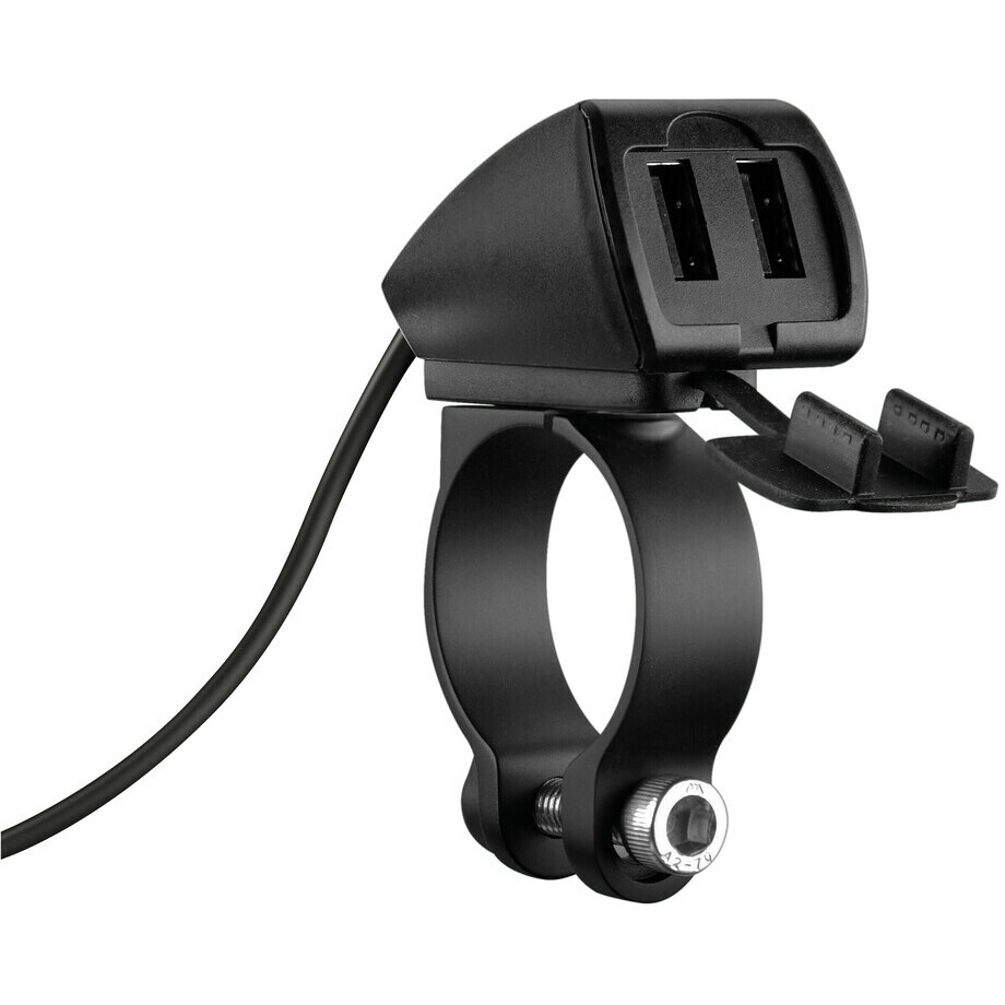 Caricatore 2 USB da Manubrio Lampa 91812 TREK 