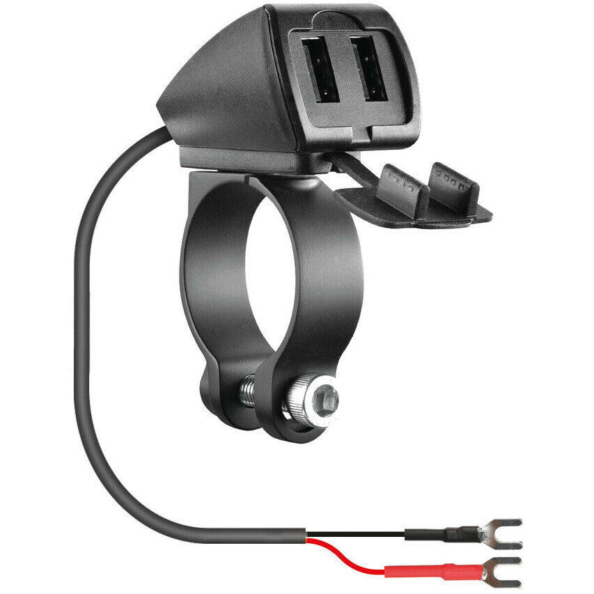 Caricatore 2 USB da Manubrio Lampa 91812 TREK 