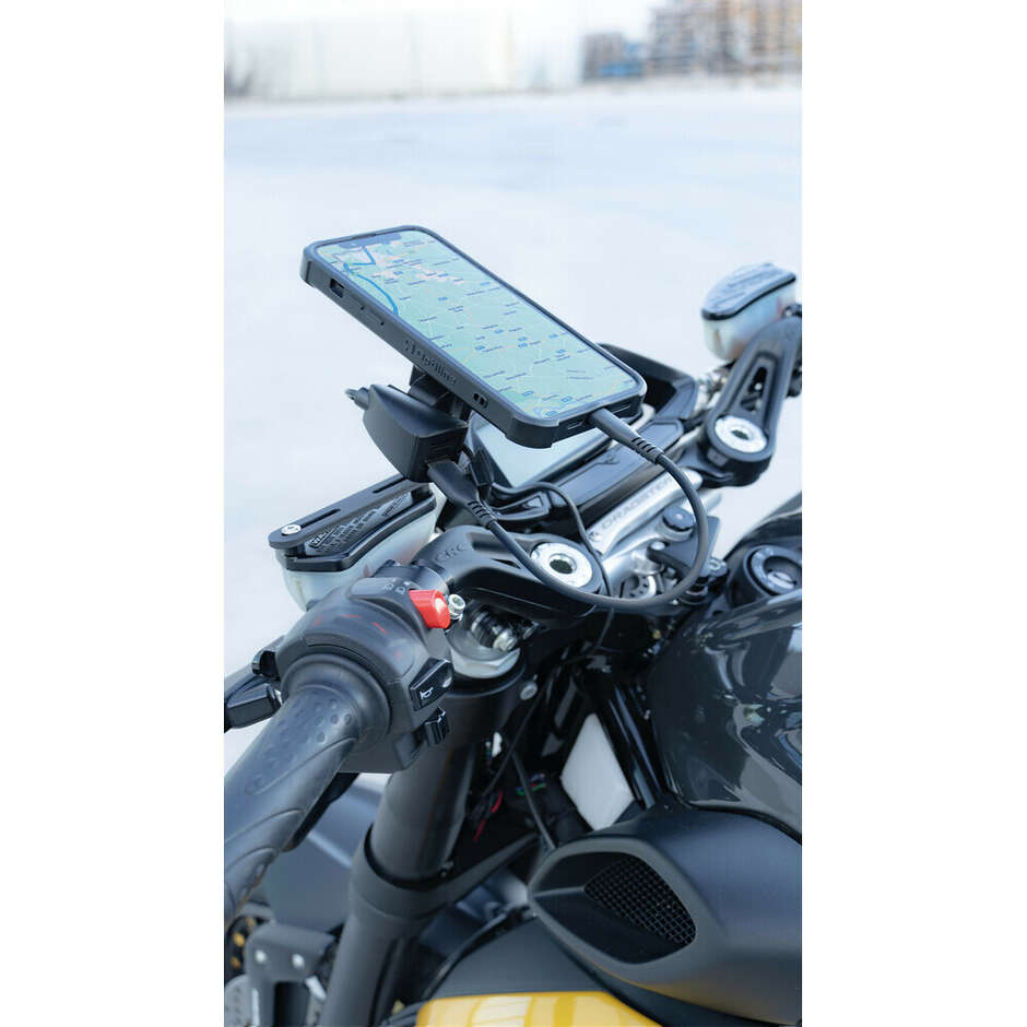 Caricatore 2 USB da Manubrio Lampa 91812 TREK 