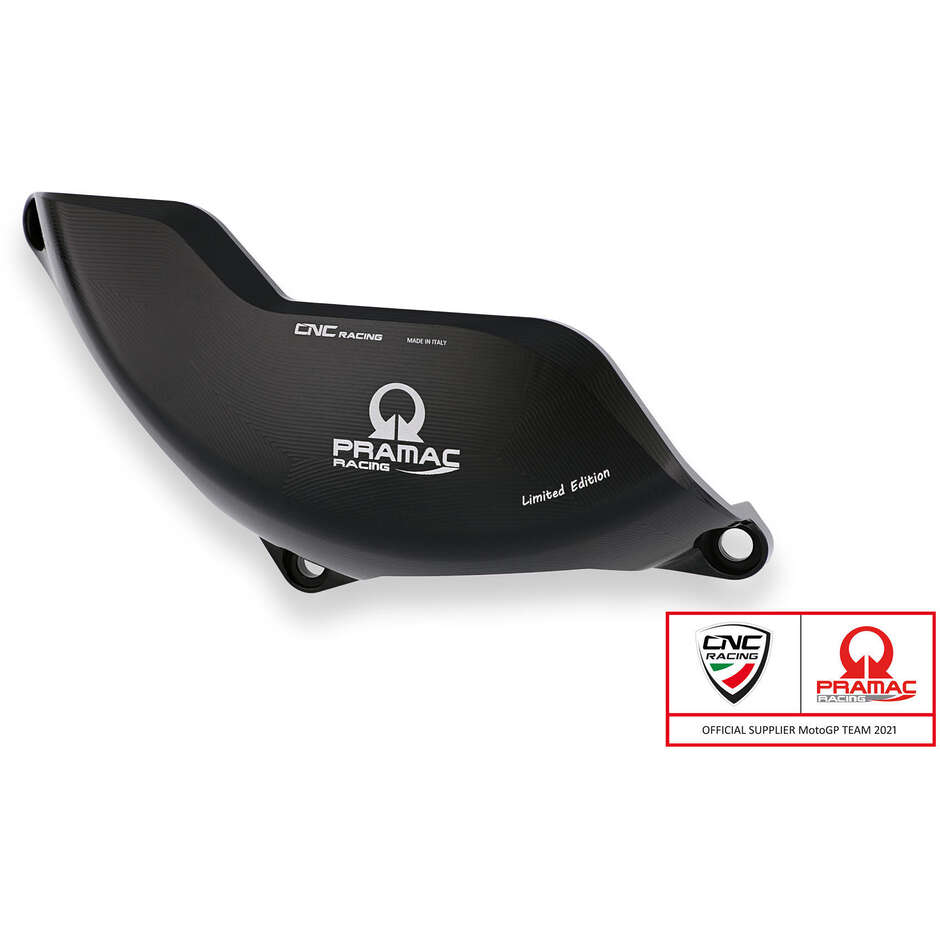 Carter de protection d'embrayage "RPS" côté droit PR301 Ducati Panigale - Pramac racing Limited Edition CNC Racing Black
