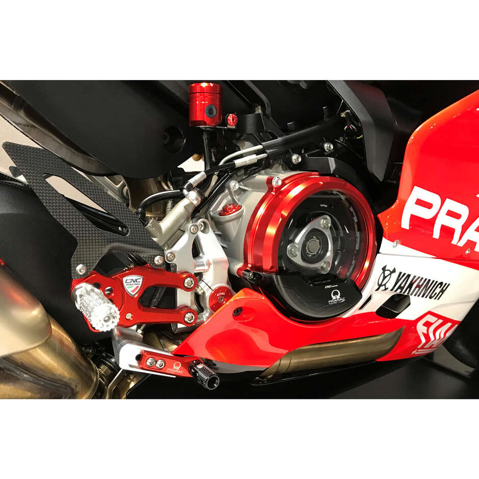 Carter de protection d'embrayage "RPS" côté droit PR301 Ducati Panigale - Pramac racing Limited Edition CNC Racing Black