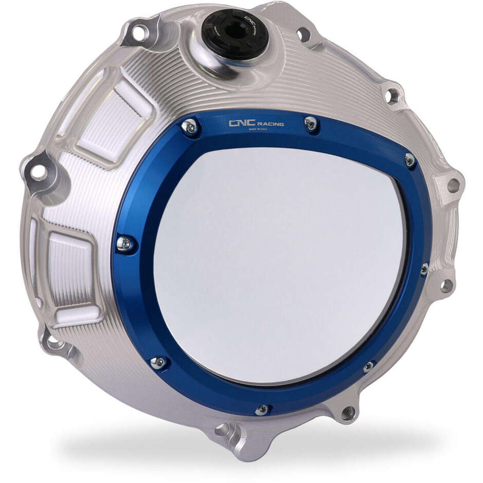 Carter frizione trasparente CA800 BMW CNC Racing Argento Blu
