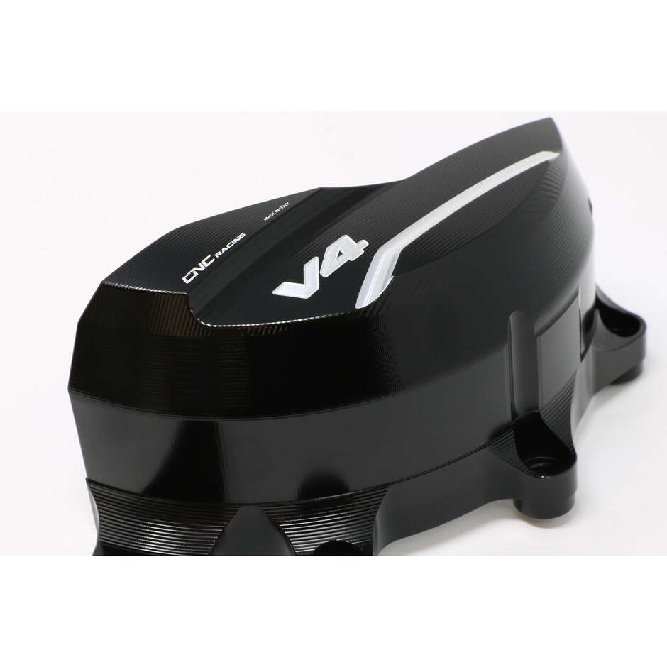 Carter protezione alternatore PR311 Ducati Panigale e Streetfighter V4 CNC Racing Nero Argento