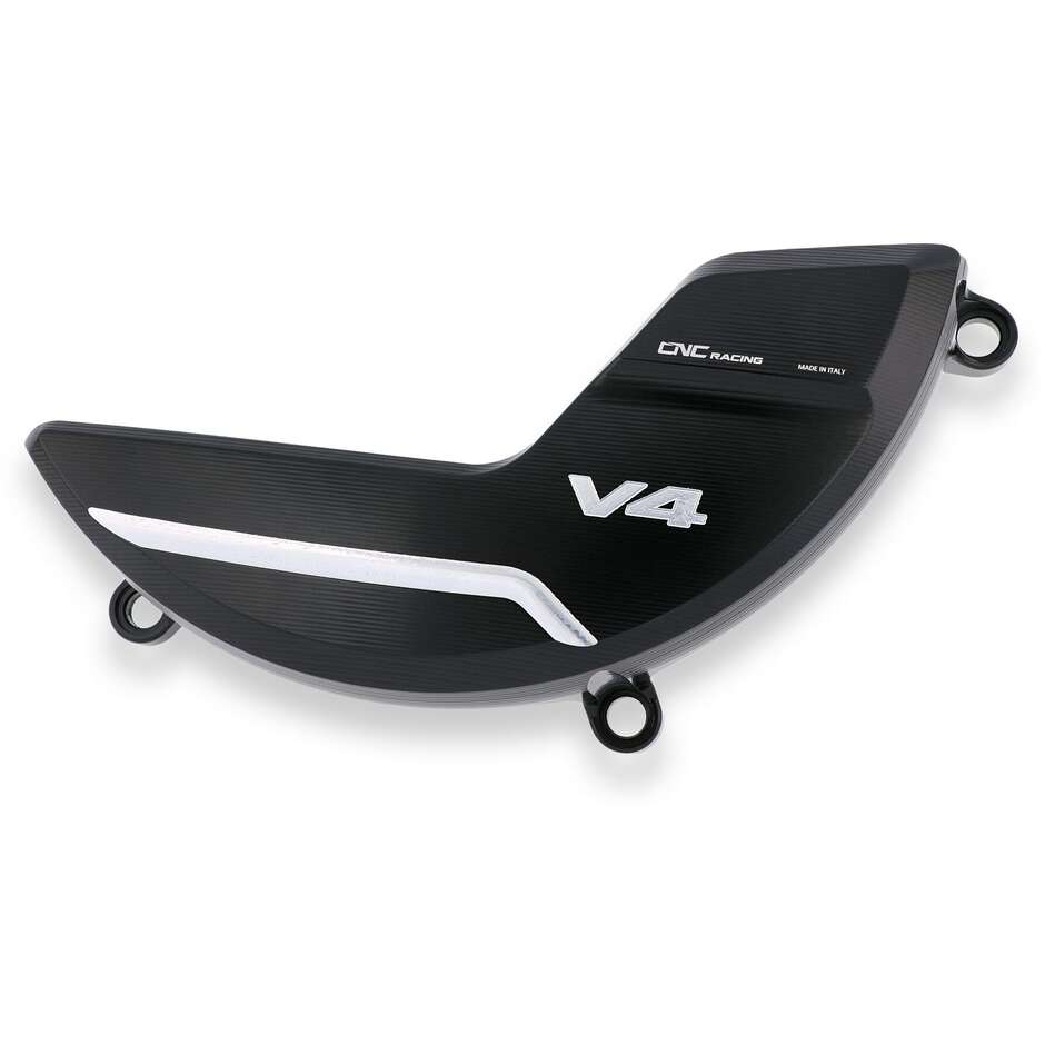 Carter protezione frizione PR310 Ducati Panigale V4 Streetfighter V4 Multistrada V4 RS CNC Racing Nero Argento