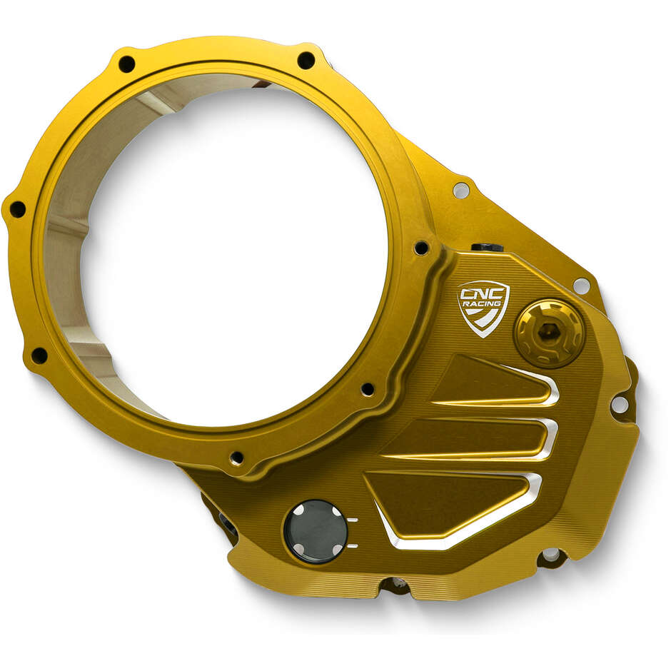 Carter trasparente CA501 per frizioni ad olio Ducati - solo corpo CNC Racing Oro
