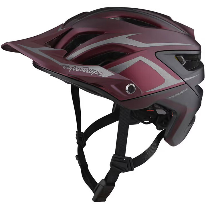 Casco Aperto Bici Troy Lee Design A3 JADE Bordeaux taglia XS/S