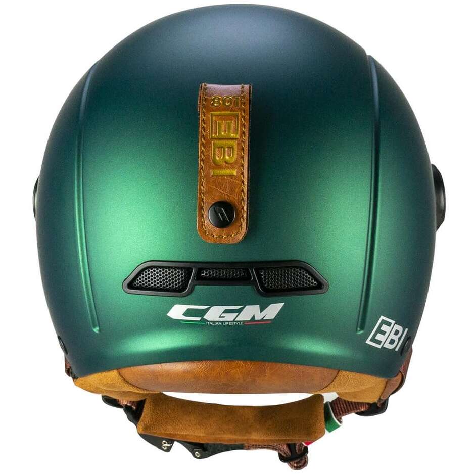 Casco Bici CGM 801V EBI VINTAGE Verde satinato