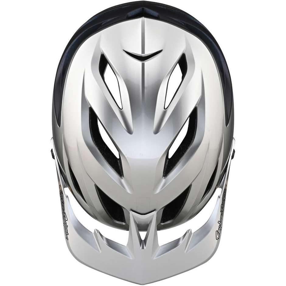 Casco Bici MTB Troy Lee Designs A3 UNO Silver Electro 