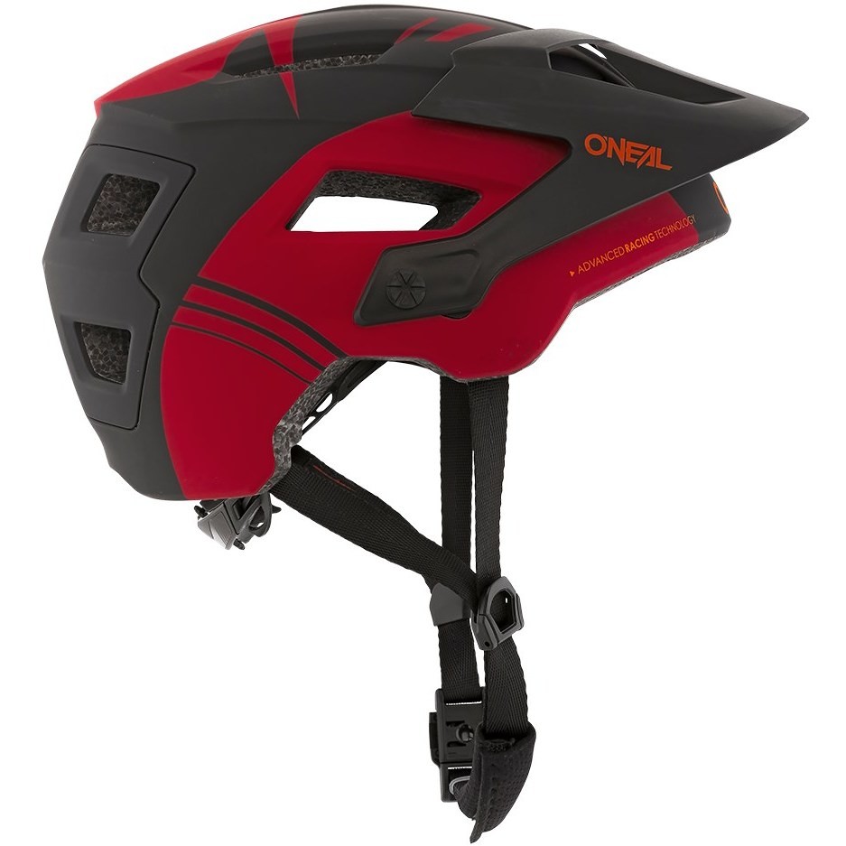 Casco Bici Oneal Mtb eBike Defender Nova Rosso Arancio Nero