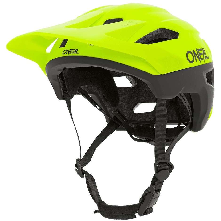 Casco Bici Oneal Mtb eBike TrailFinder Split Giallo Fluo