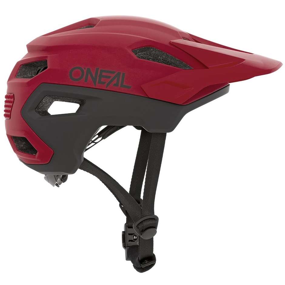 Casco Bici Oneal Mtb eBike TrailFinder Split Rosso 
