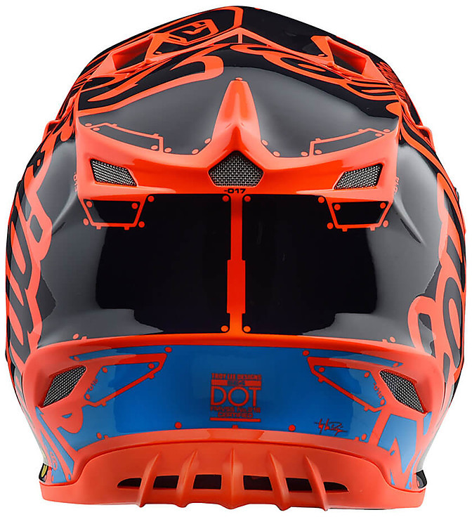 Troy Lee Designs SE4 POLYACRYLITE Casco Moto Integrale Con MIPS - Leggero E Ventilato Per Motocross Ed Enduro