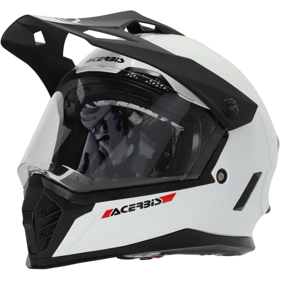 Casco da Motocross Enduro da Bambino RIDER JUNIOR Bi taglia 58