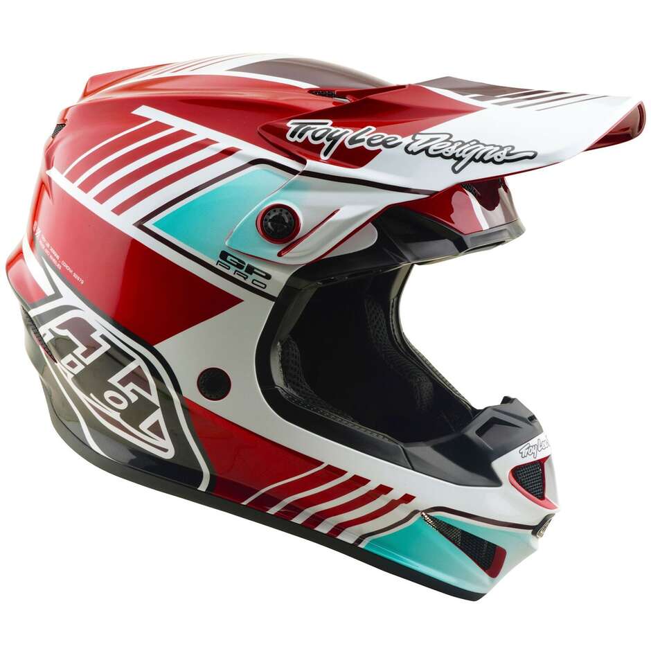 Casco Gp Pro MIPS Troy Lee Design Segment Rosso