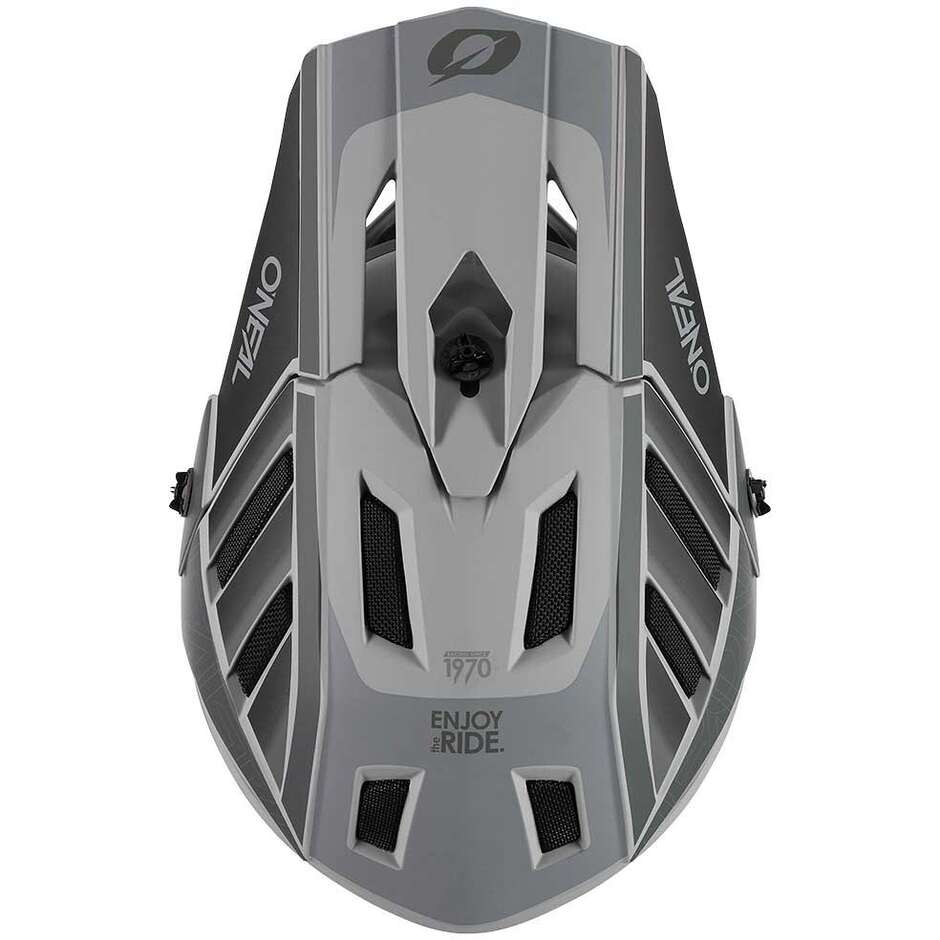 Casco Integrale Bici Mtb Oneal BACKFLIP ECLIPSE Black/Gray