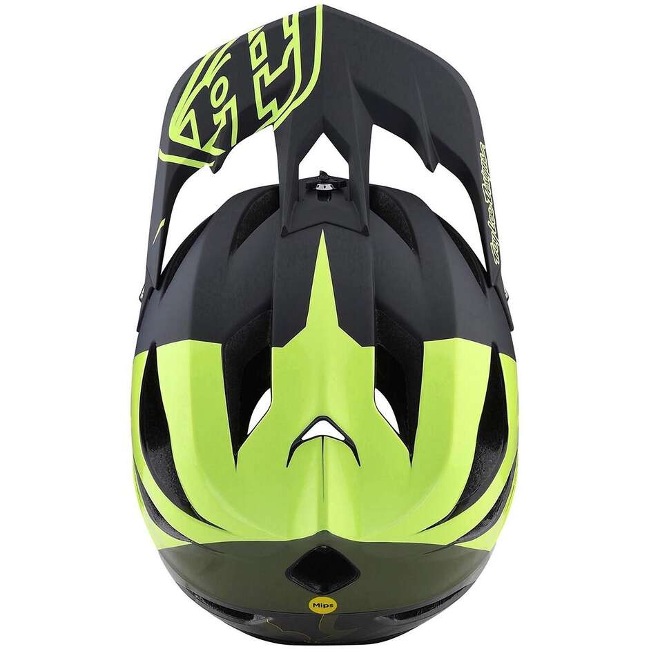Casco Integrale Bici Troy Lee Design STAGE MIPS NOVA GLO Giallo