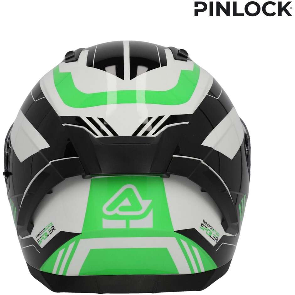 Casco Integrale da Moto ACERBIS X-WAY GRAPHIC Nero Verde