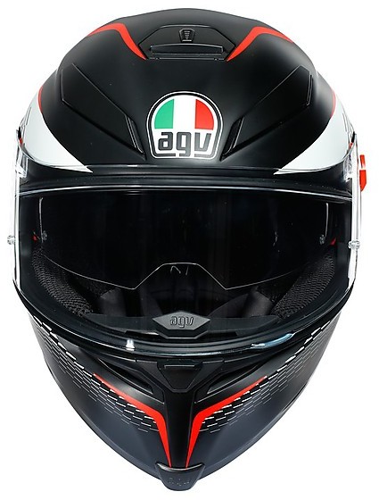 AGV Casco Moto Integrale K-5 S E2205 Multi Plk Nero Firerace/Italy Taglia XL
