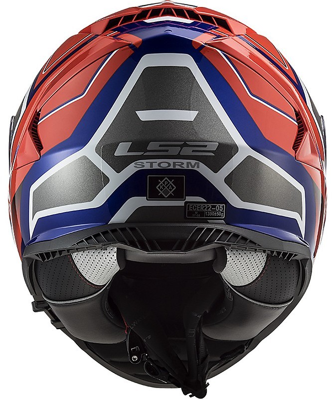 Casco Integrale Moto Doppia Visiera Ls2 FF800 STORM Faster Rosso