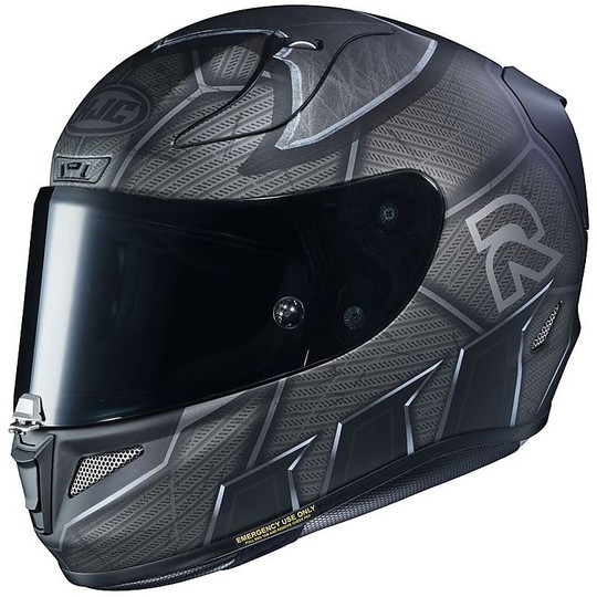 Casco Integrale Moto In Fibra HJC RPHA 11 BATMAN MC5SF DC Nero Grigio