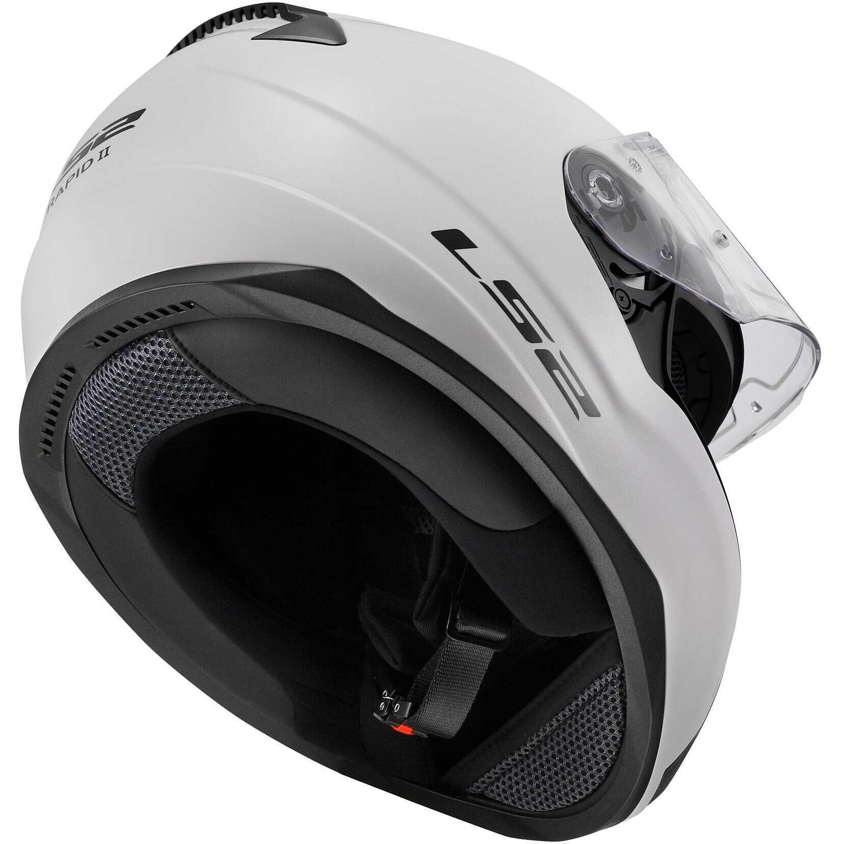 Casco Integrale LS2 Rapid II - Taglia L, Policarbonato, Omologato ECE 22.06, Design Matt Titanium - Foto 6