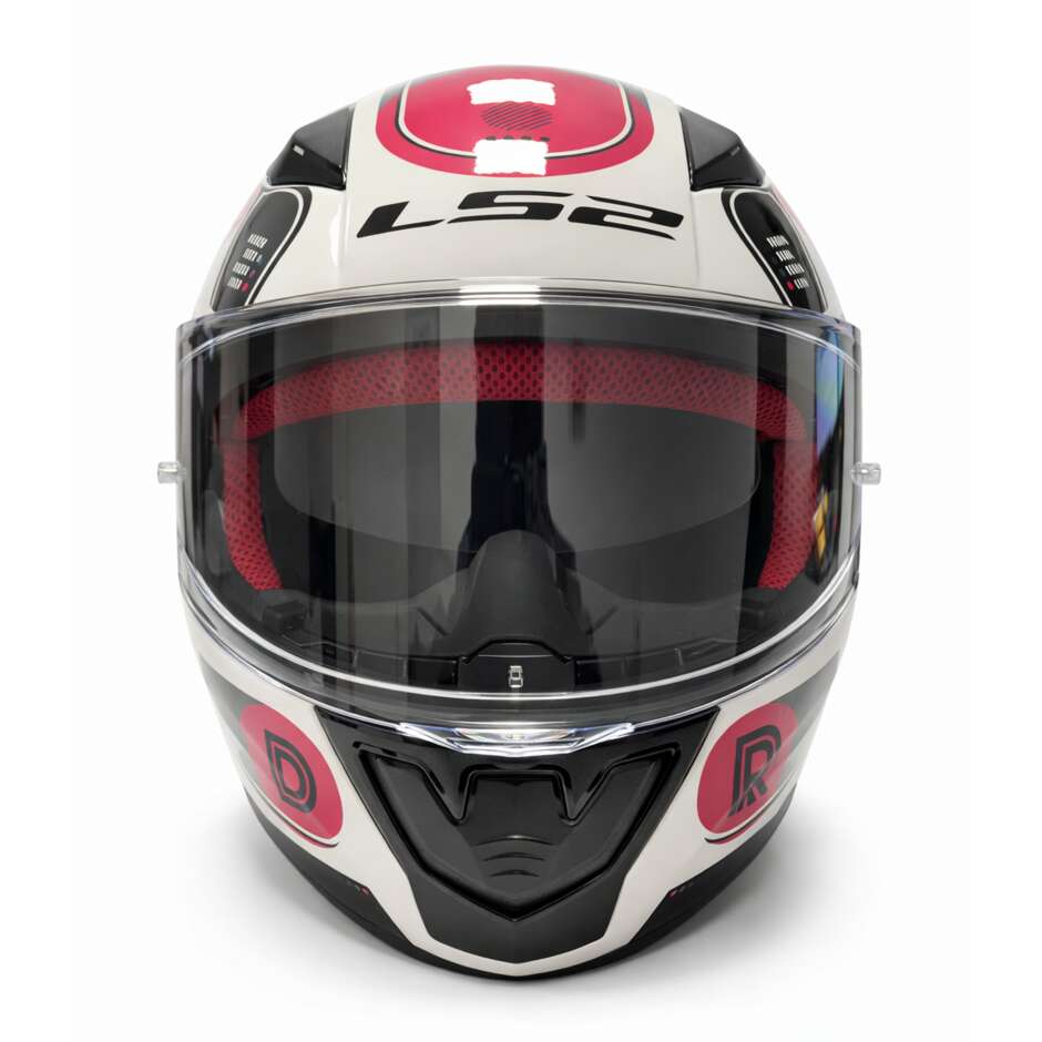 Casco Integrale Moto Ls2 FF353 RAPID BRICK Nero Rosa