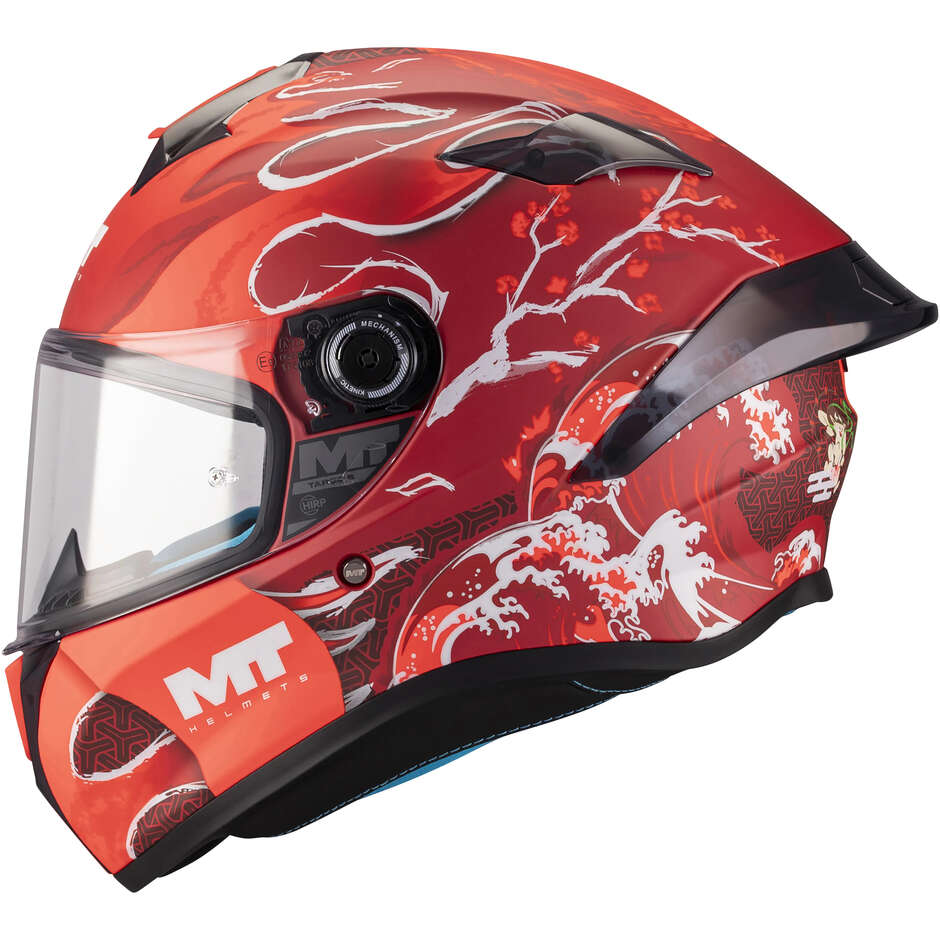 Casco Integrale MT Helmets TARGO S YAMANAKA 26 SEASON C5 Replica Rosso Opaco