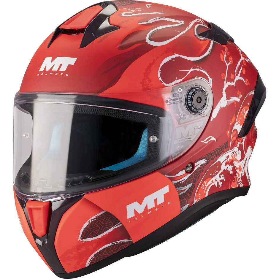 Casco Integrale MT Helmets TARGO S YAMANAKA 26 SEASON C5 Replica Rosso Opaco