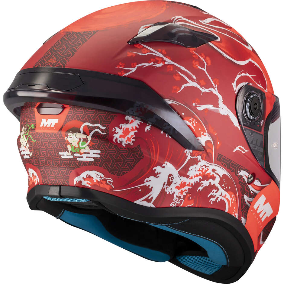 Casco Integrale MT Helmets TARGO S YAMANAKA 26 SEASON C5 Replica Rosso Opaco