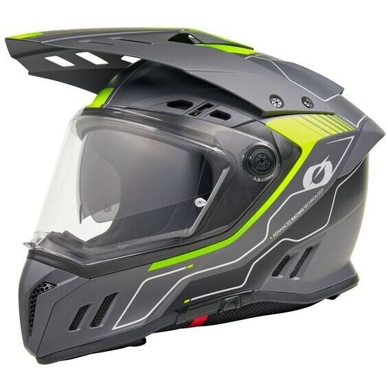 Casco Integrale O'NEAL SIERRA RS ECHO V.26 Nero Giallo Fluo taglia M