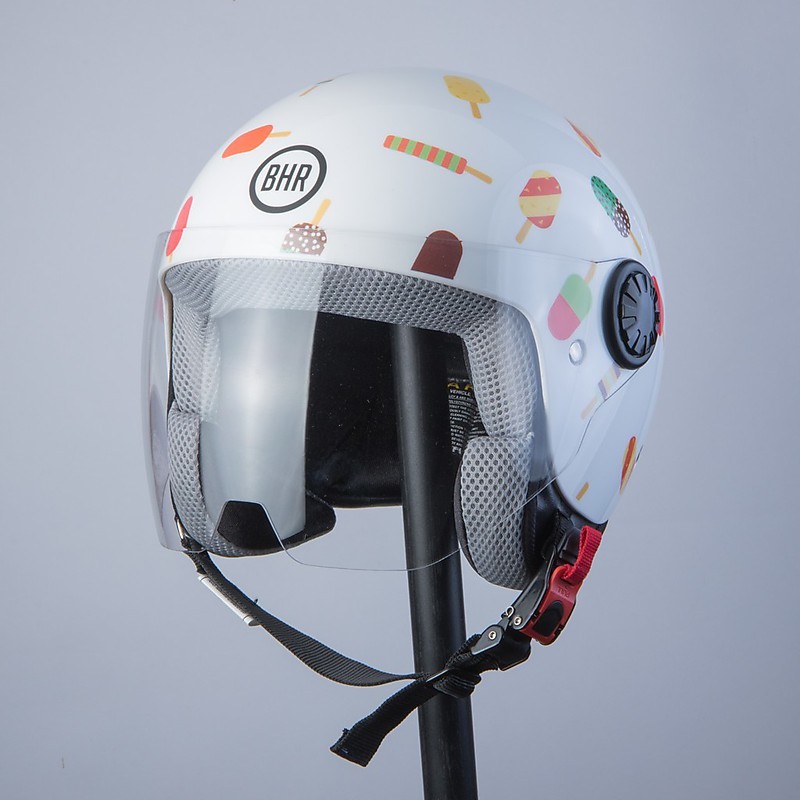 BHR Demi-Jet Motorhelm voor kinderen, 806 KID, ECE-getest