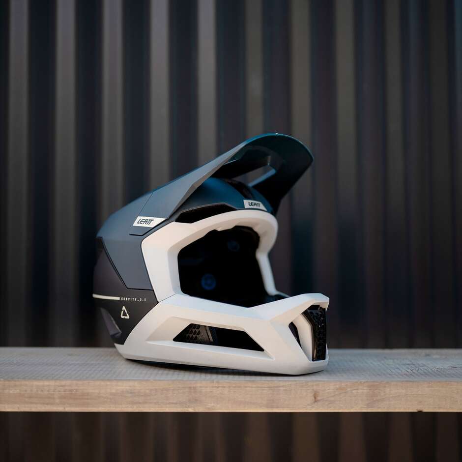 Casco Leatt Mtb Gravity 5.0 Blu
