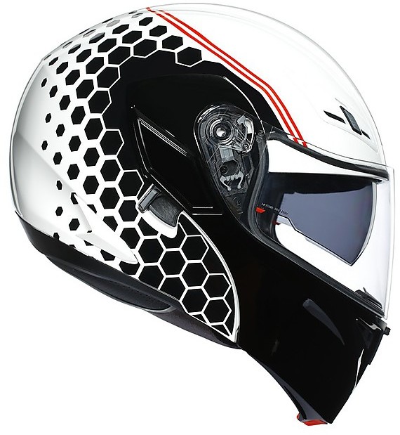 Casco modulare Agv Compact ST Mono nero opaco Pinlock