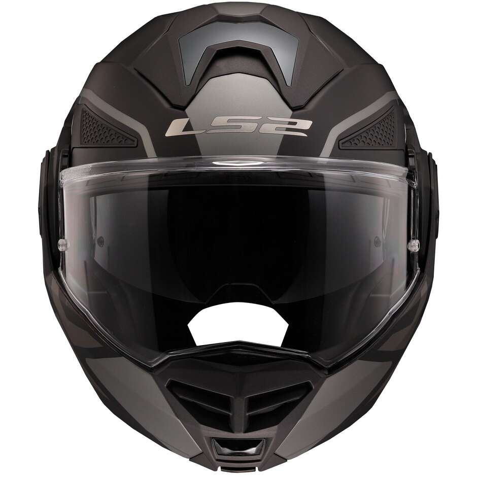 Casco Modulare In HPFC Omologato P/J Ls2 FF901 ADVANT X METRYK Titanio Opaco
