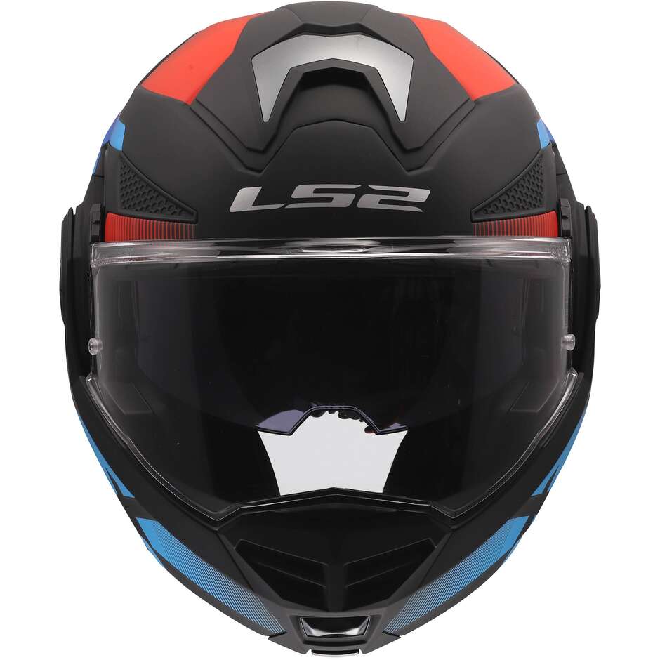 Casco Modulare In HPFC P/J LS2 FF901 ADVANT X NOVA Nero Rosso Blu
