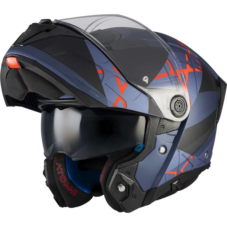 Casco Modulare MT Helmets ATOM 2 SV CHANGE C17 Multicolore Opaco