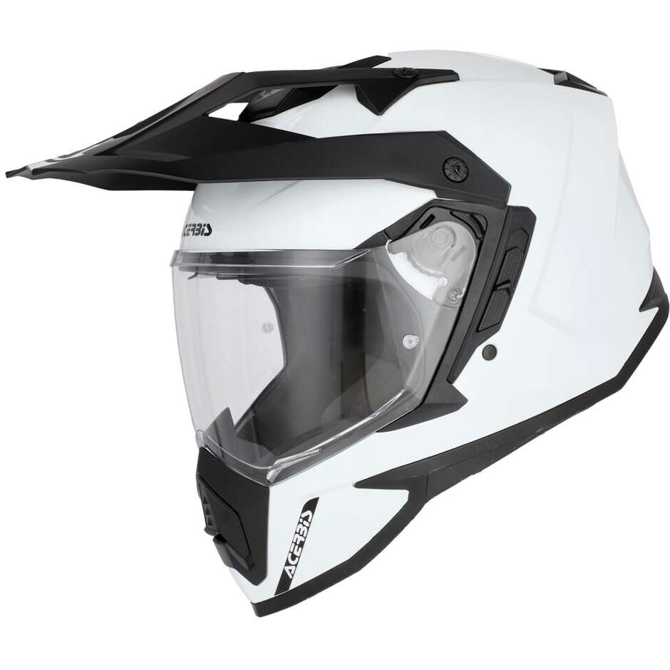 Casco Moto Adventure Assault Mono Bianco taglia XS
