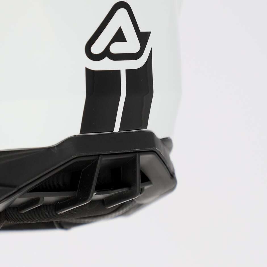 Casco Moto Adventure Acerbis Assault Mono Bianco
