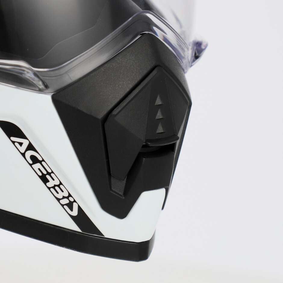 Casco Moto Adventure Acerbis Assault Mono Bianco