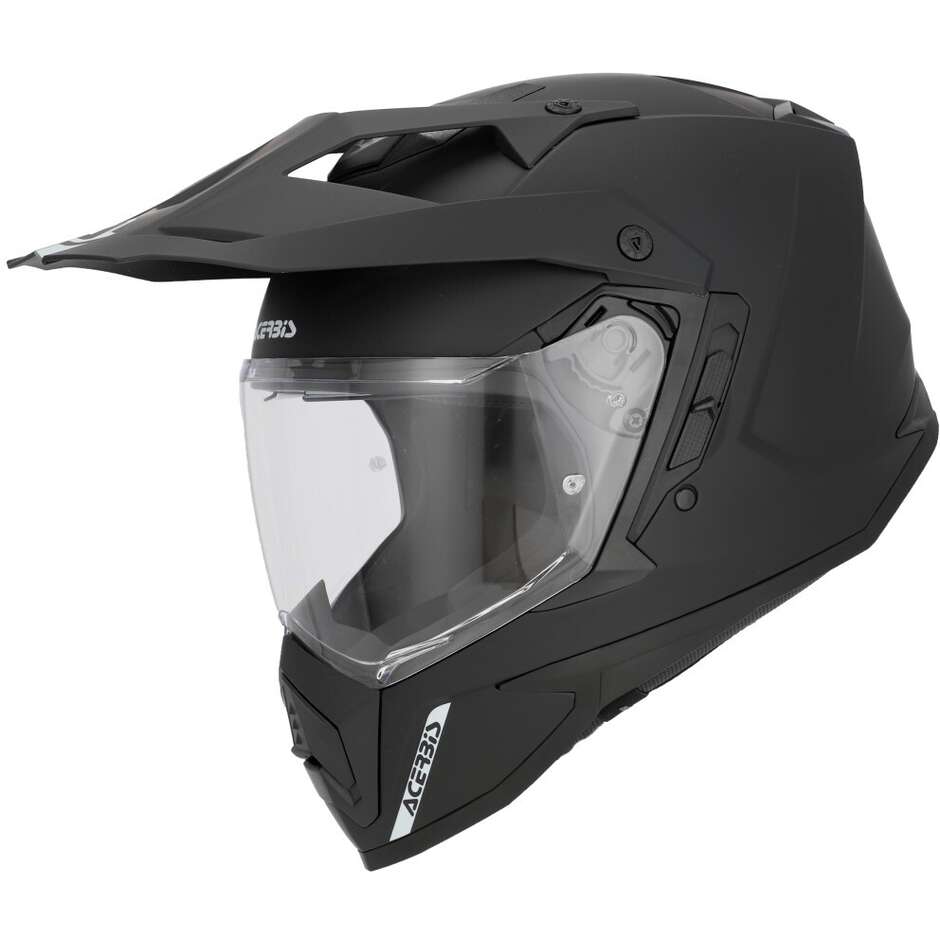 Casco Moto Adventure Assault Mono Nero Opaco taglia M