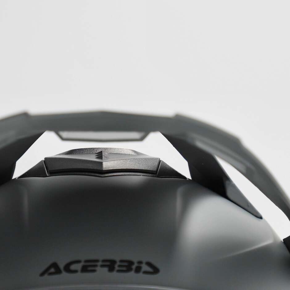 Casco Moto Adventure Acerbis ASSAULT Nero Arancione Fluo